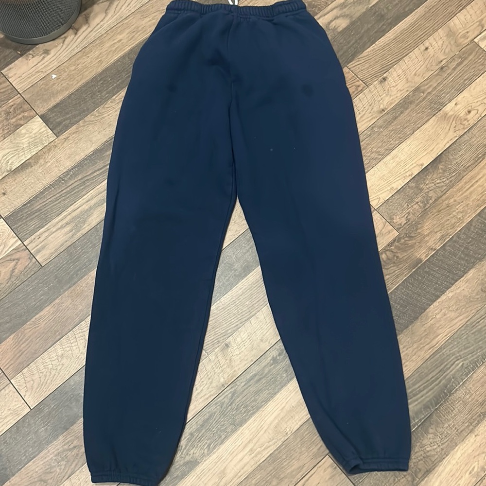 Navy Cuffed Sweatpants Size Small